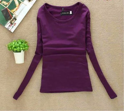 O neck purple