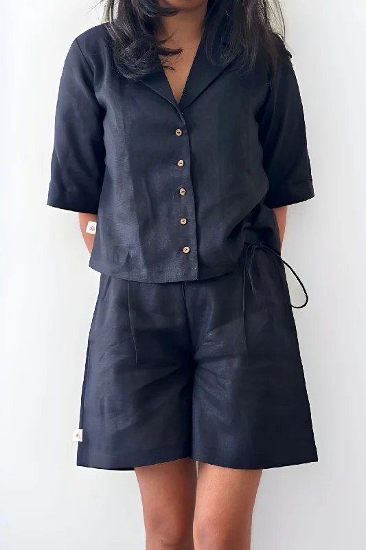 Basic Hemp Shirt | Must Have Black-- Lace Blend Ribbed Blend Corduroy Blend