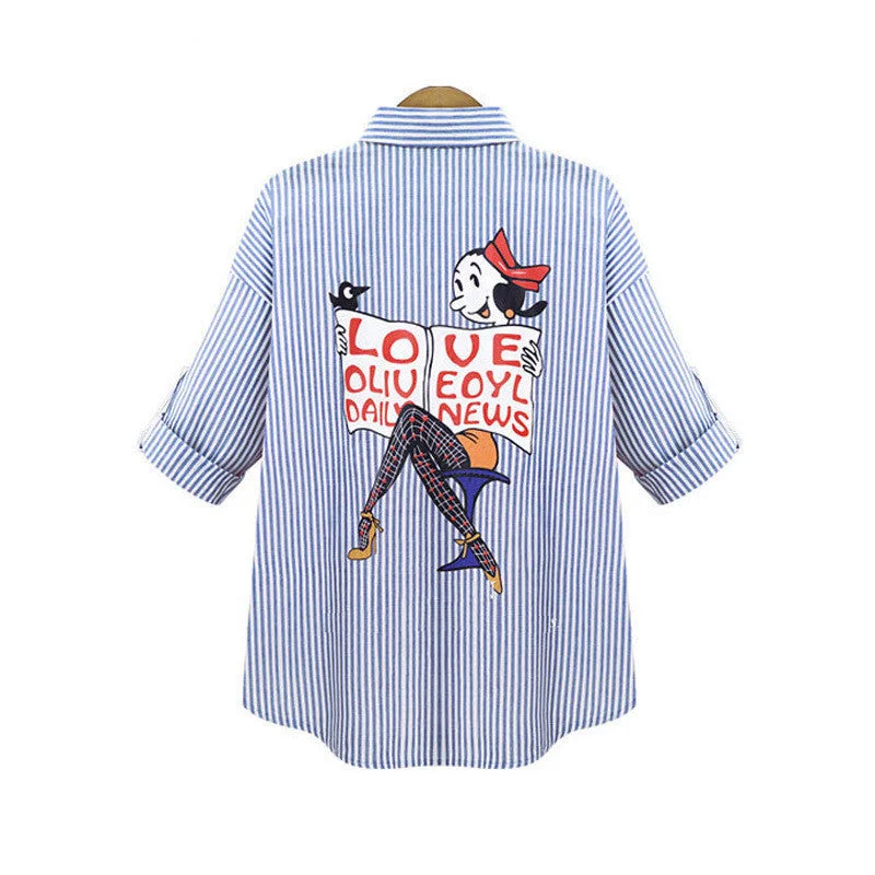 Plus size Women/Men blouses and shirts brand Fashion cartoon Simpson long sleeve Vintage denim blouse shirt models-- Polka Dot Checkered Tartan Plus size Women/Men blouses and shirts brand Fashion cartoon Simpson long sleeve Vintage denim blouse shirt models-- Polka Dot Checkered Tartan