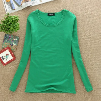 O neck dark green
