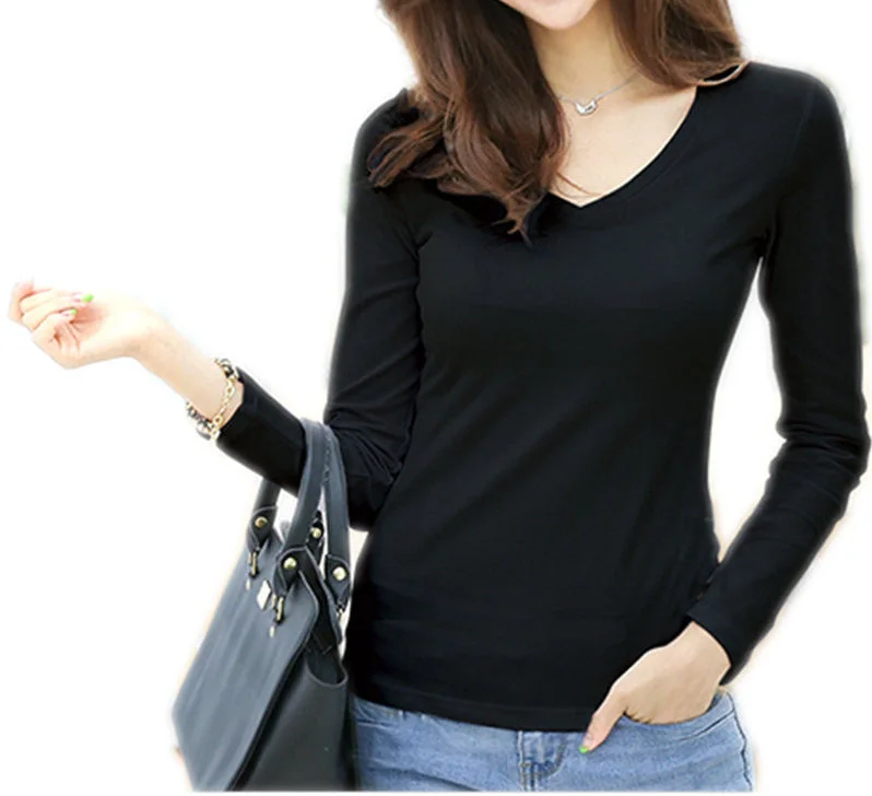 Plus Size Women Blouse Ladies Long Sleeve V-Neck Blouses Shirts Casual Clothing Tops-- Spandex Blend Rayon Blend Denim Blend Plus Size Women Blouse Ladies Long Sleeve V-Neck Blouses Shirts Casual Clothing Tops-- Spandex Blend Rayon Blend Denim Blend