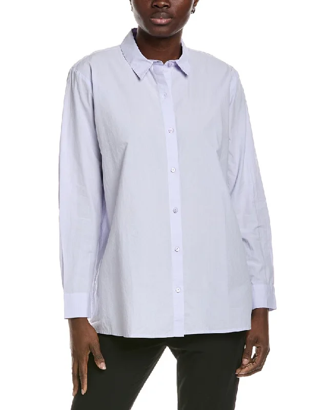 EILEEN FISHER Classic Collar Shirt-- Casual Formal Business
