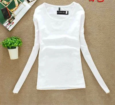 O neck white
