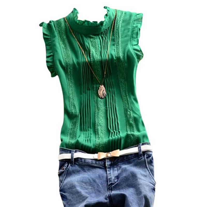Retro Style Women Reffle Shirt Chiffon Blouse Office Lady Casual Top KL75-- Sequined Glittery Shiny Retro Style Women Reffle Shirt Chiffon Blouse Office Lady Casual Top KL75-- Sequined Glittery Shiny