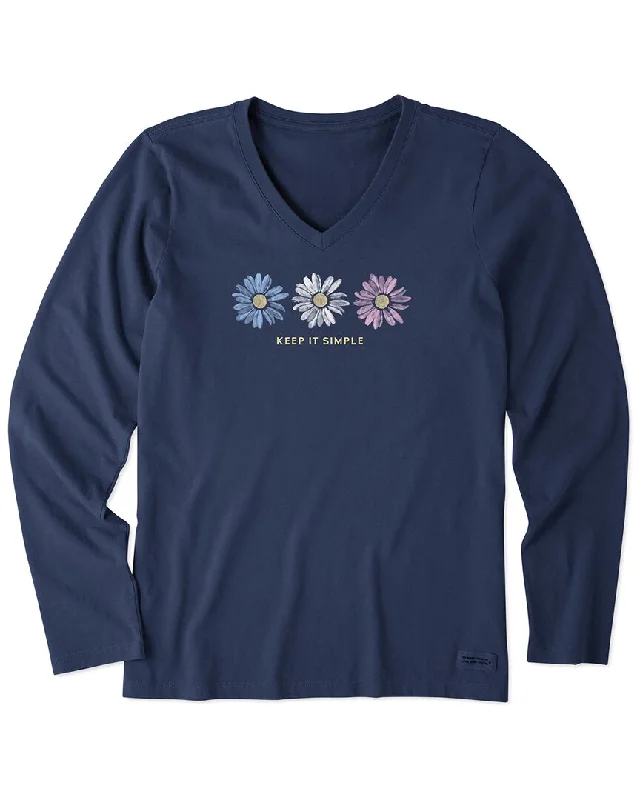 Life is Good Long Sleeve Crusher Lite T-Shirt-- Chenille Blend Fleece Blend Nylon Blend Life is Good Long Sleeve Crusher Lite T-Shirt-- Chenille Blend Fleece Blend Nylon Blend