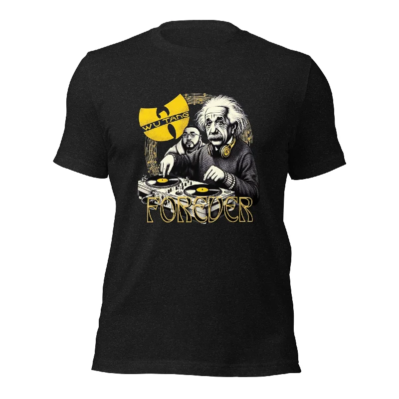 DJ Einstein Unisex T-Shirt-- Graphic T-Shirt Round Neck Polyester