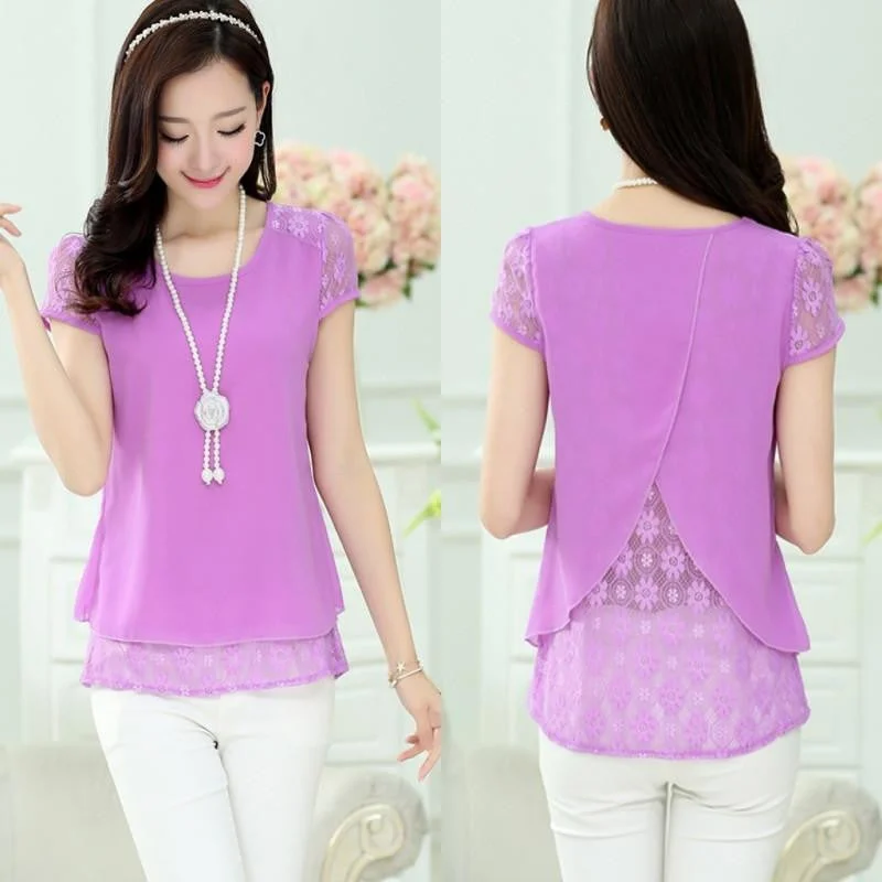Women's Tops White Tees Crochet Lace Floral Shoulder Short Sleeve Loose Chiffon Blouses Female Shirts-- Wool Fabric Cashmere Fabric Tweed Fabric Women's Tops White Tees Crochet Lace Floral Shoulder Short Sleeve Loose Chiffon Blouses Female Shirts-- Wool Fabric Cashmere Fabric Tweed Fabric