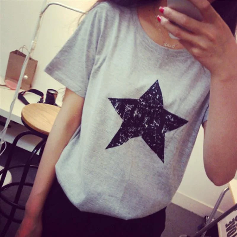 star print women blouses fashion social blouse shirts-- Chenille Blend Fleece Blend Nylon Blend star print women blouses fashion social blouse shirts-- Chenille Blend Fleece Blend Nylon Blend