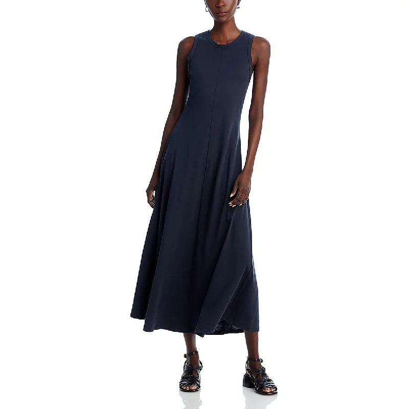 Sadie Womens Crewneck Sleeveless T-Shirt Dress-- Welt Pockets Slit Pockets Flap Pockets Sadie Womens Crewneck Sleeveless T-Shirt Dress-- Welt Pockets Slit Pockets Flap Pockets