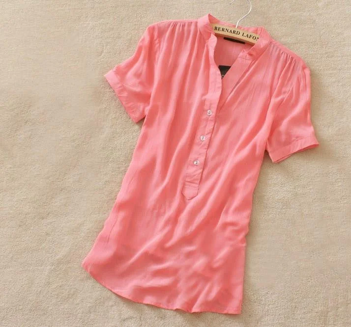 Womens Tops Cotton Blouse Batwing Short Sleeve Casual Shirt Ladies Clothes Black Pink-- Striped Floral Plaid Womens Tops Cotton Blouse Batwing Short Sleeve Casual Shirt Ladies Clothes Black Pink-- Striped Floral Plaid
