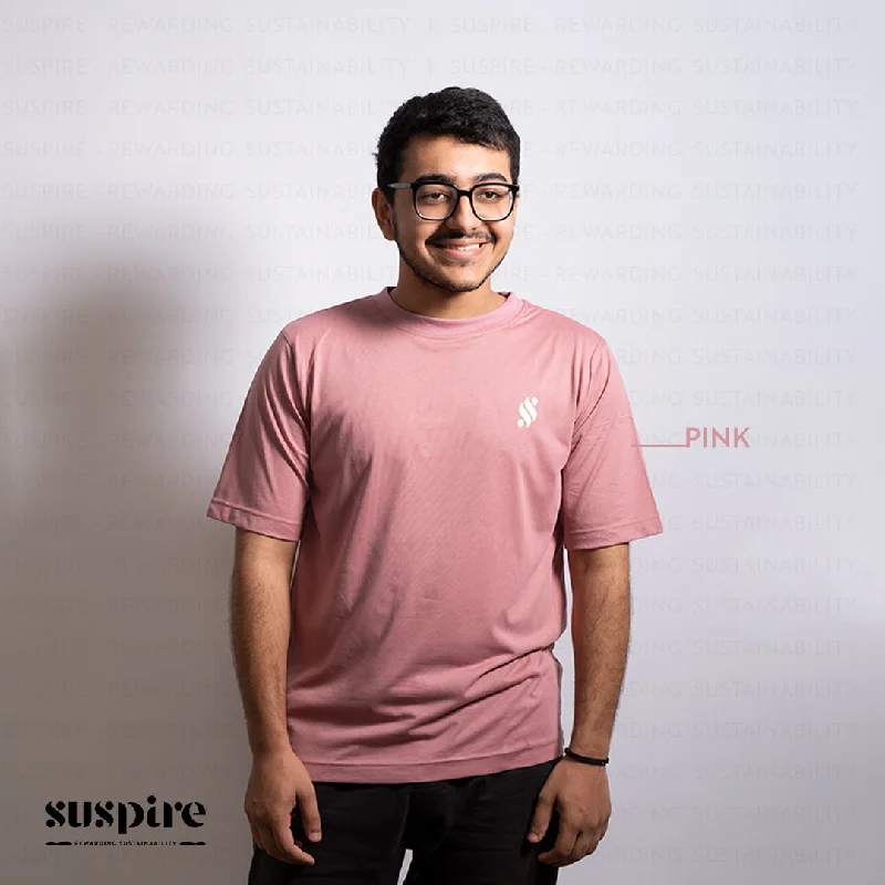 Unisex Organic Cotton T-Shirts (Pack of 3: Pink, Red and White)-- Print Jacquard Patchwork Unisex Organic Cotton T-Shirts (Pack of 3: Pink, Red and White)-- Print Jacquard Patchwork