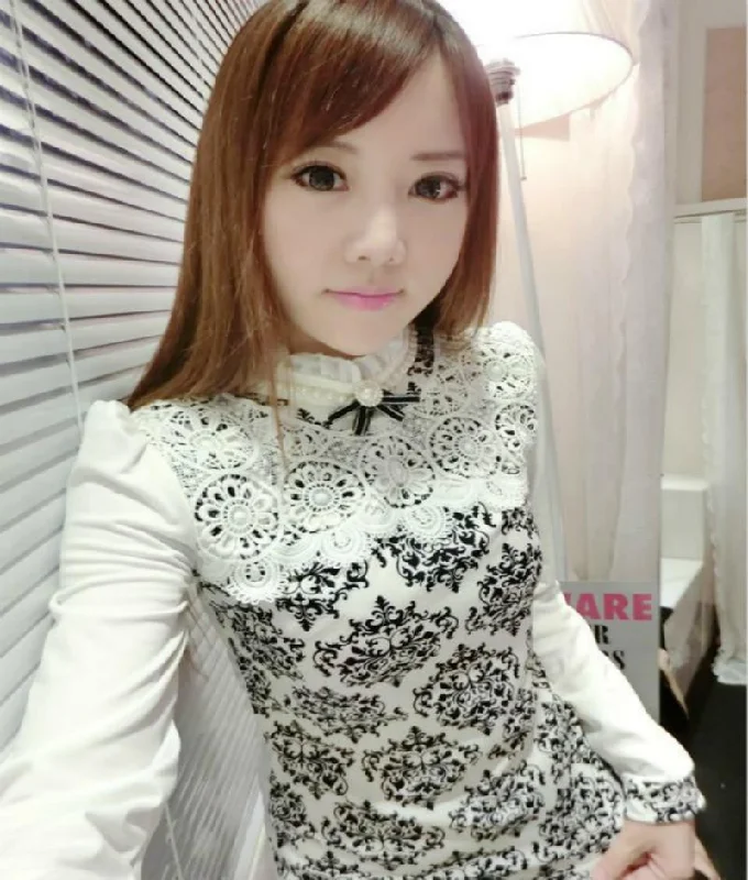 shirt women plus size fashion blouse tops casual beading flower print cotton lace elegant blouse lace shirt-- Embroidered Appliqued Beaded shirt women plus size fashion blouse tops casual beading flower print cotton lace elegant blouse lace shirt-- Embroidered Appliqued Beaded