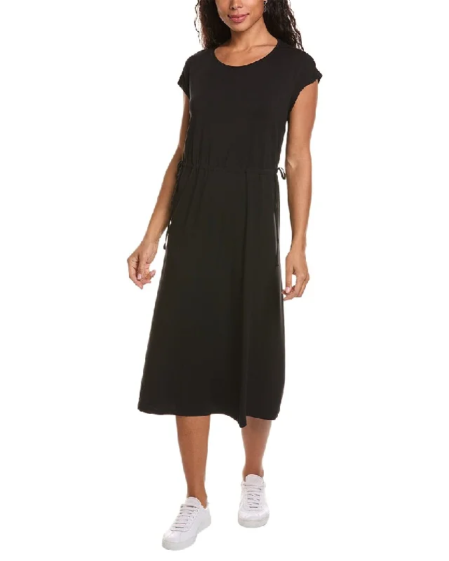 EILEEN FISHER Jewel Neck Midi Dress Tunics Favorite customer