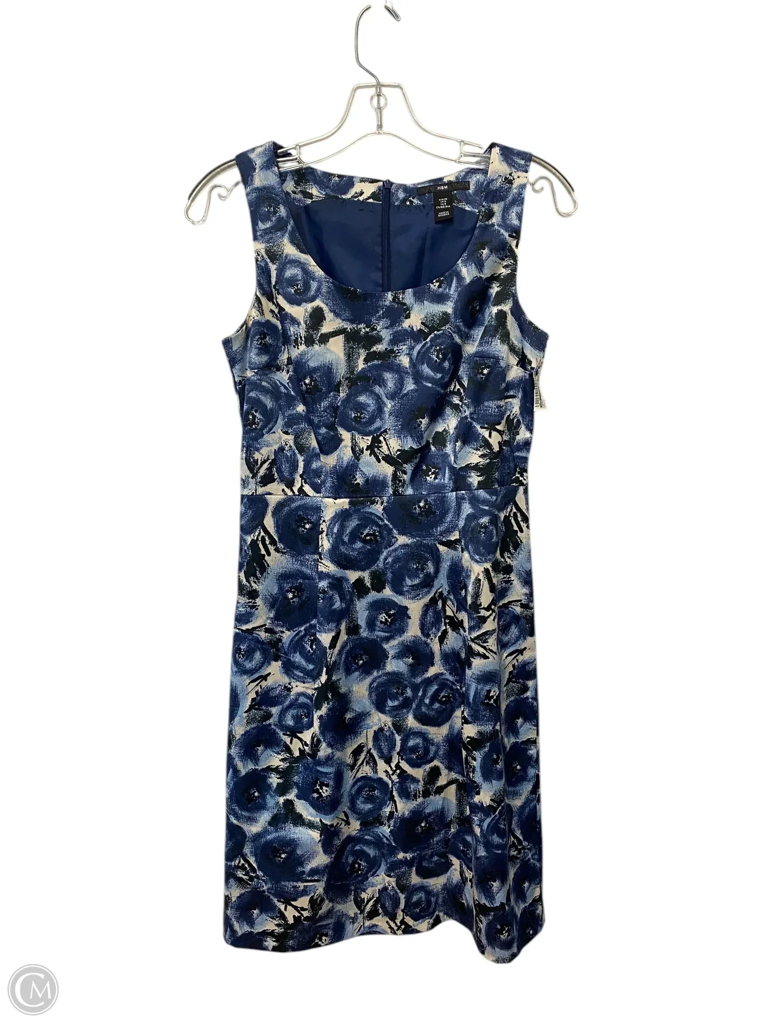 Dress Party Midi By H&m In Blue, Size: 6 Tunics Cozy comfortable