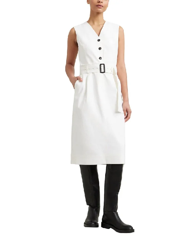 Modern Citizen Shanti Twill Belted Dress Tunics Stylish elegant