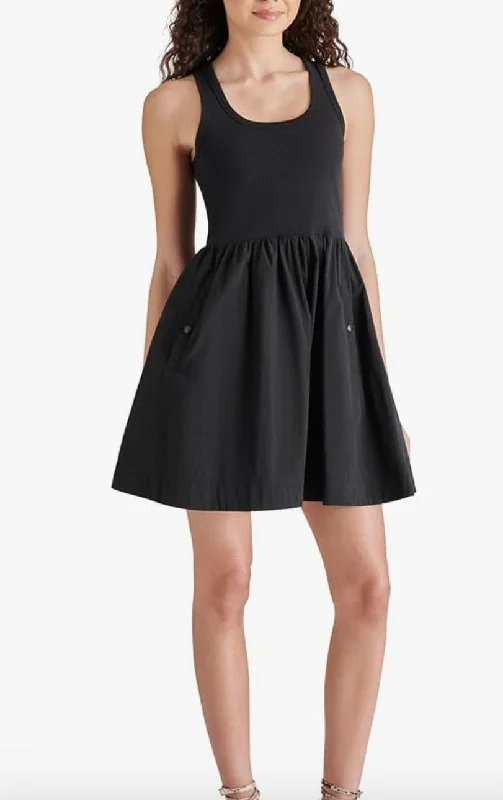 Scarlett Tank Mini Dress- Black Fashionable Lace Mini Dress