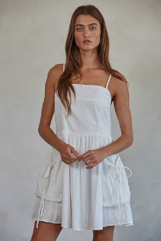 Cherney Mini Dress - Off White Cozy T-Shirt Mini Dress