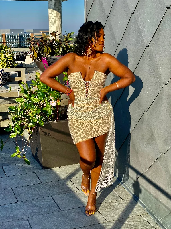 Big Energy | Mini Dress Cozy Wraparound Mini Dress