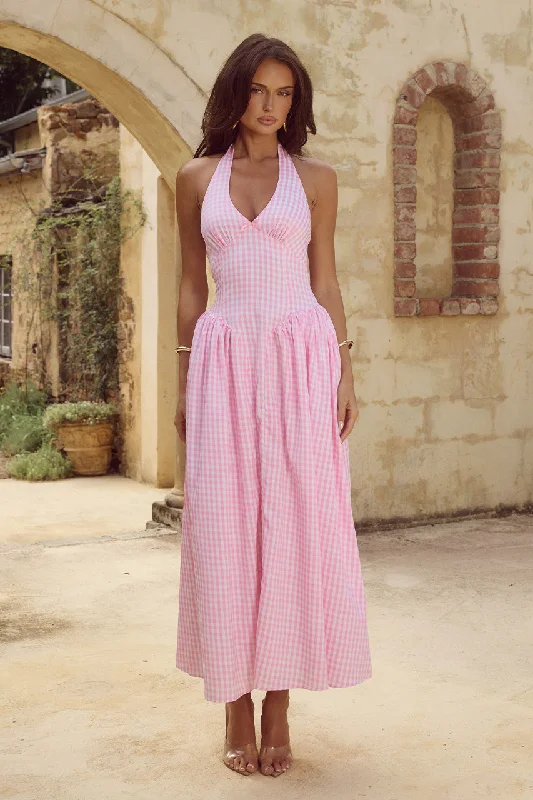 Alicia Midi Dress - Pink Tunics Review highly