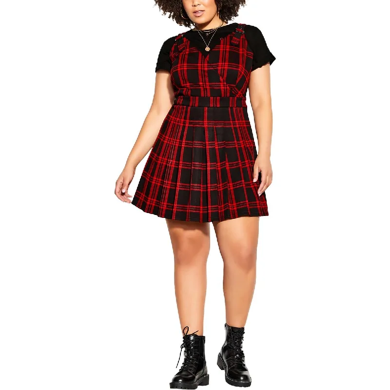 Womens Pintuck M Mini Dress Tunics Canvas sturdy