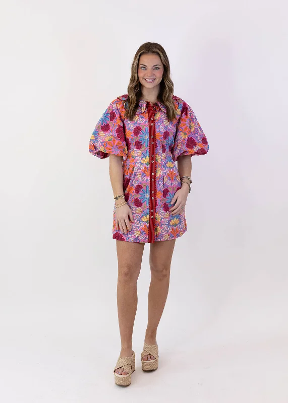 Spring Fever Mini Dress Casual V-Neck Mini Dress