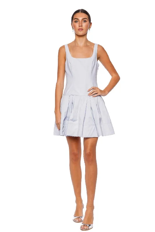 Lucy Periwinkle Sleeveless Mini Dress Comfortable Boho Mini Dress