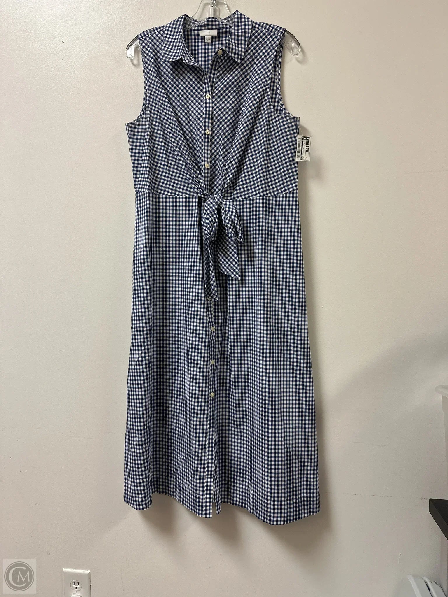 Dress Casual Maxi By J. Jill In Blue & White, Size: M Tunics Short Trendy