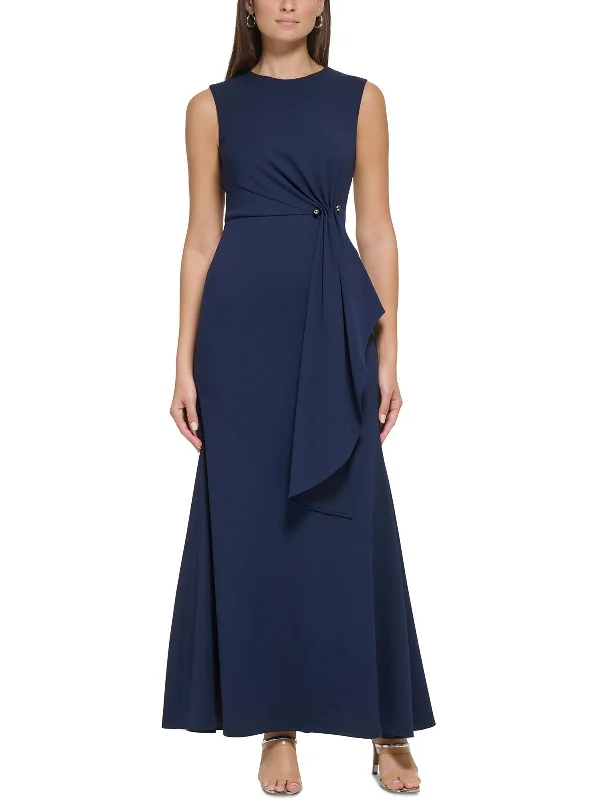 Womens Knit Side Ruched Evening Dress Tunics Bestseller popular