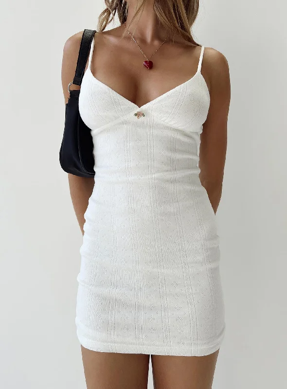 Danner Mini Dress White Tunics Wedding white