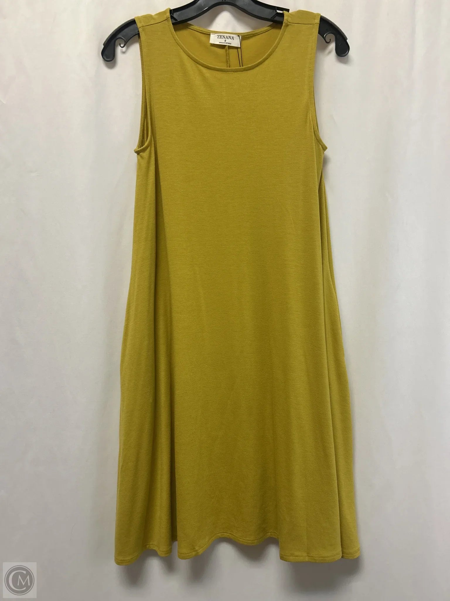 Dress Casual Midi By Zenana Outfitters In Yellow, Size: S Tunics Occasion special