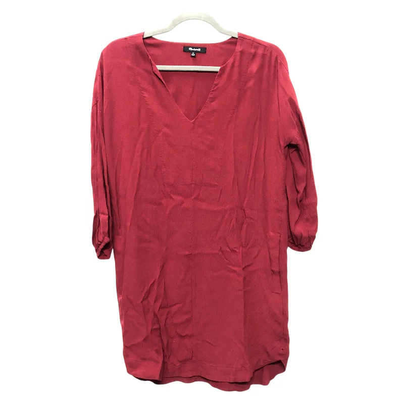 Dress Casual Short By Madewell In Red, Size:Xs Tunics Designer luxury