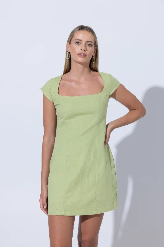 Andrea Mini Dress Stylish Floral Print Mini Dress
