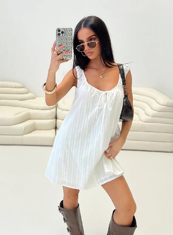 Papaya Mini Dress White Tunics Chinos classic
