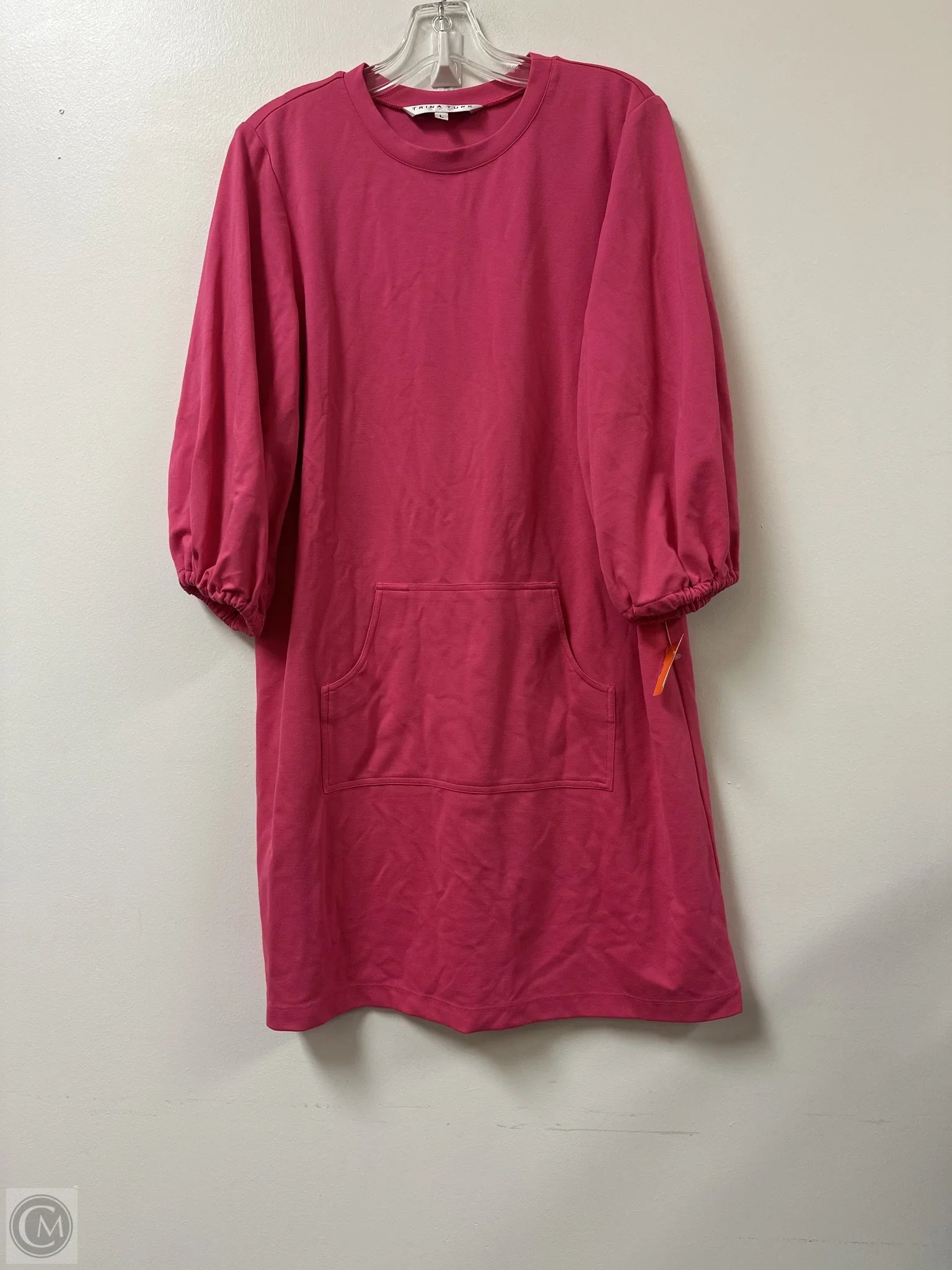 Dress Casual Midi By Trina Turk In Pink, Size: L Tunics Sophisticated sleek