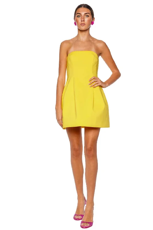 Arta Strapless Bustier Mini Dress Fashionable Boho-Chic Mini Dress