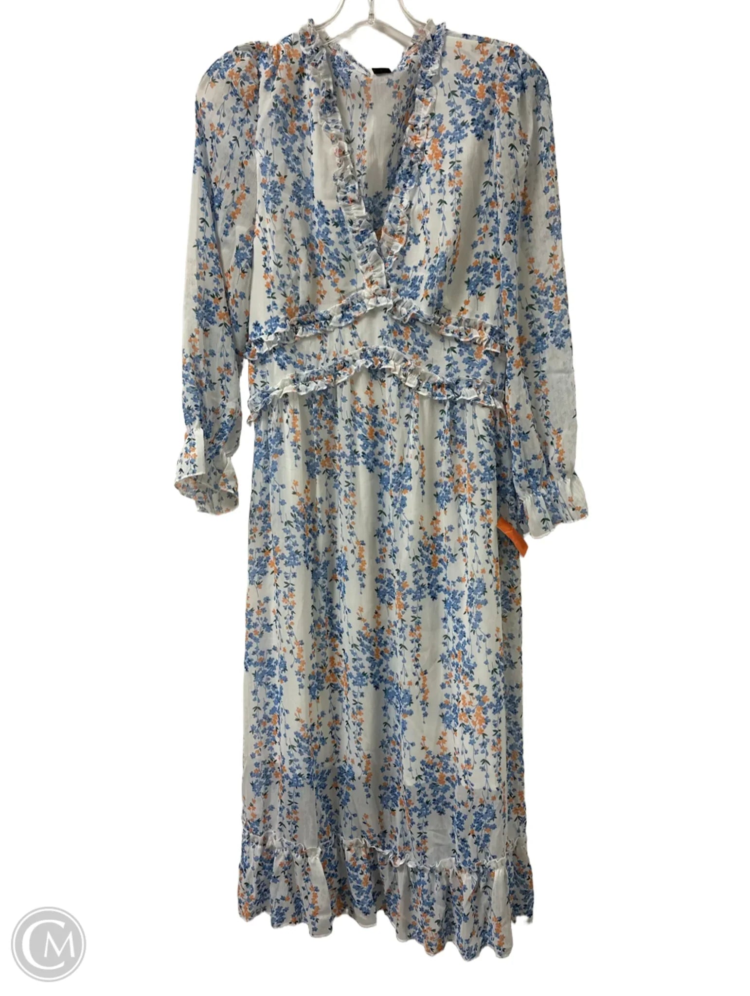 Dress Casual Midi By Shein In Floral Print, Size: L Tunics Occasion special