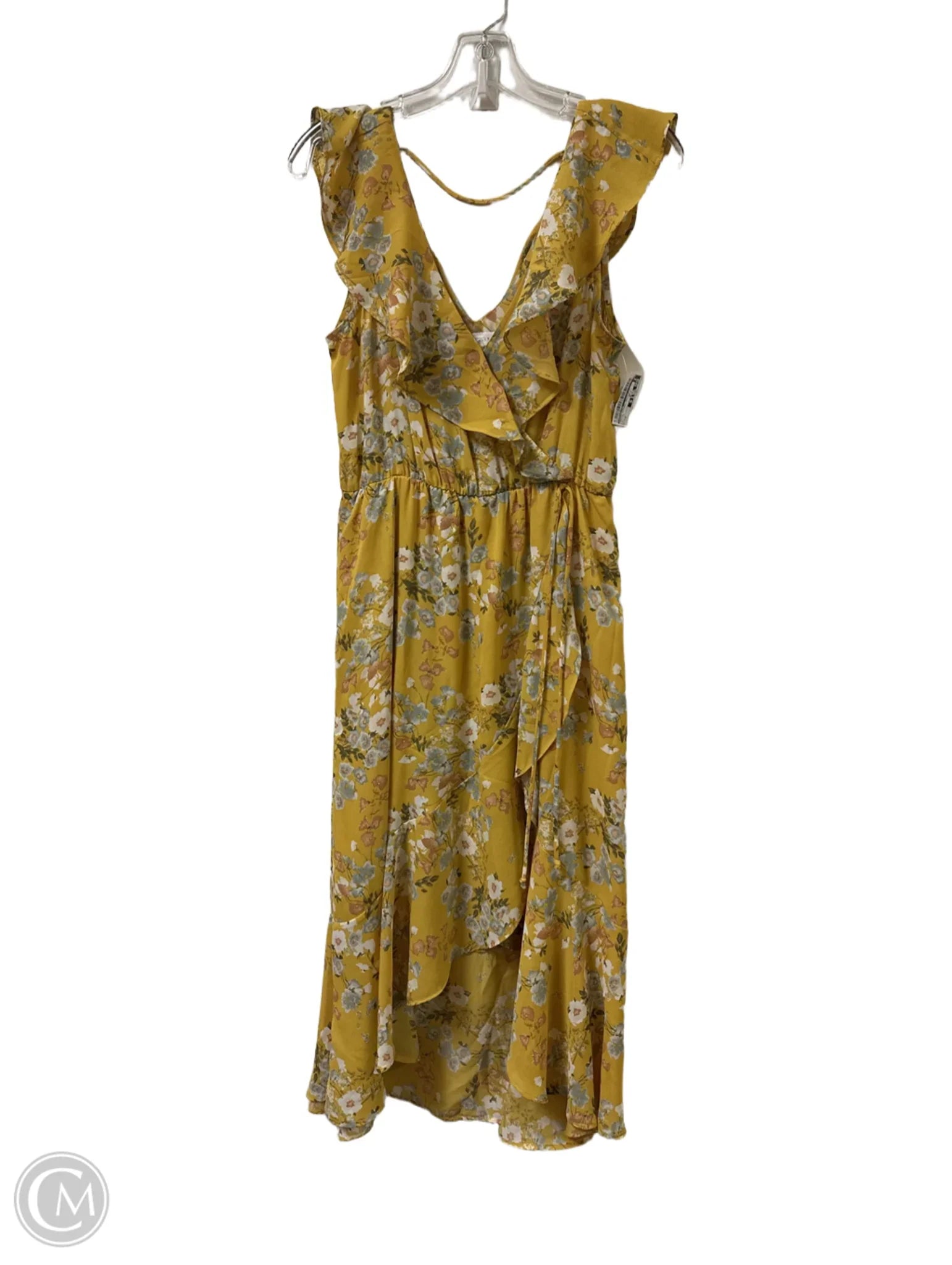 Dress Casual Maxi By Socialite In Yellow, Size: M Tunics Office stylish