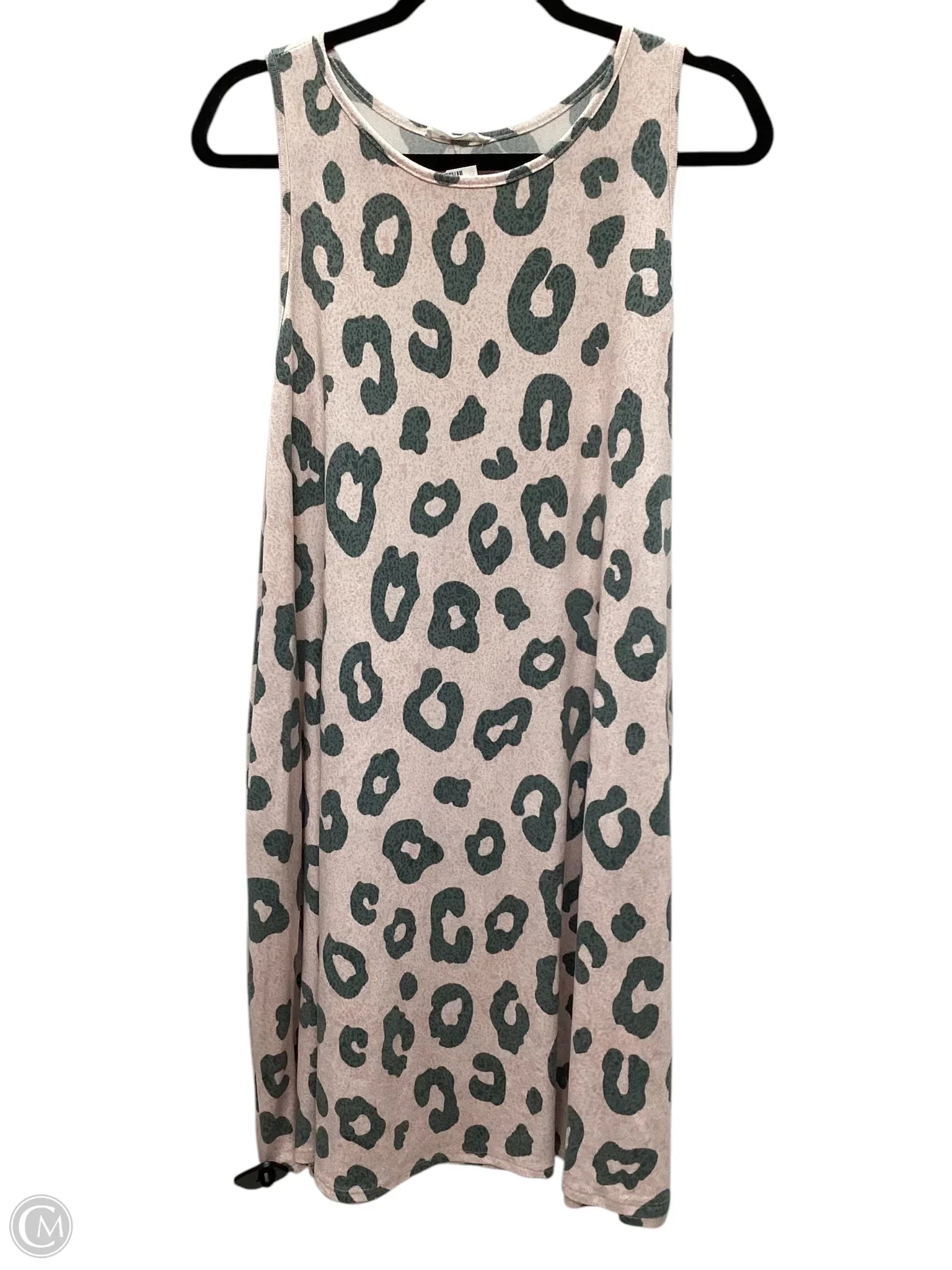 Dress Casual Midi By Bombom In Animal Print, Size: L Tunics Trendy modern