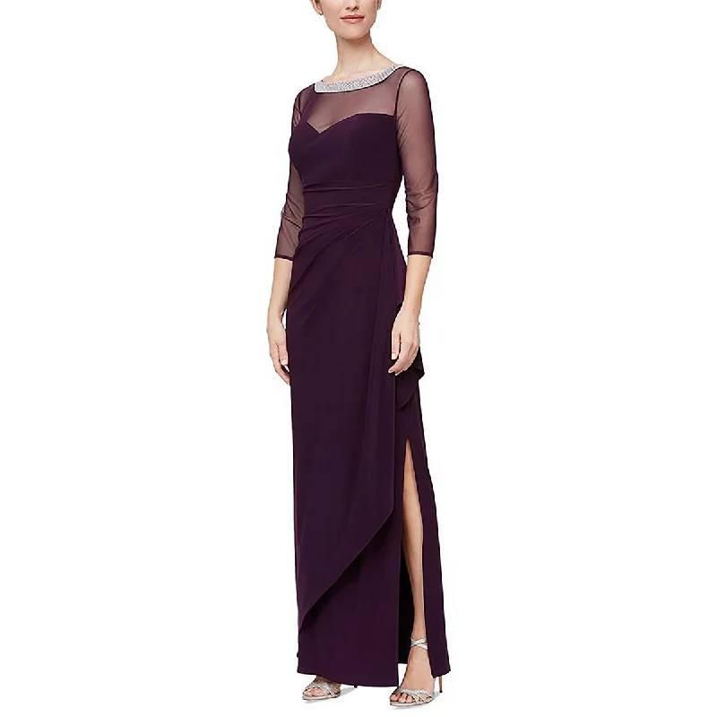 Womens Rhinestones Midi Evening Dress Tunics Top rated
