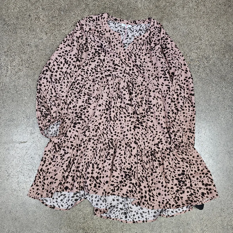 Dress Casual Short By Umgee In Animal Print, Size:L Pencil Office Professional