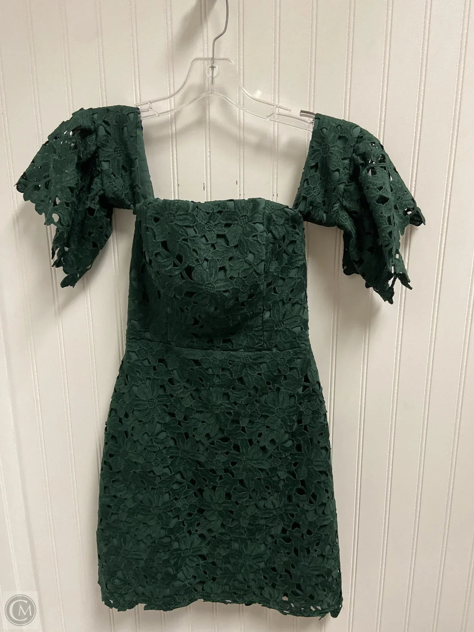 Dress Party Short By Club Monaco In Green, Size: Xs Tunics Fall fleece