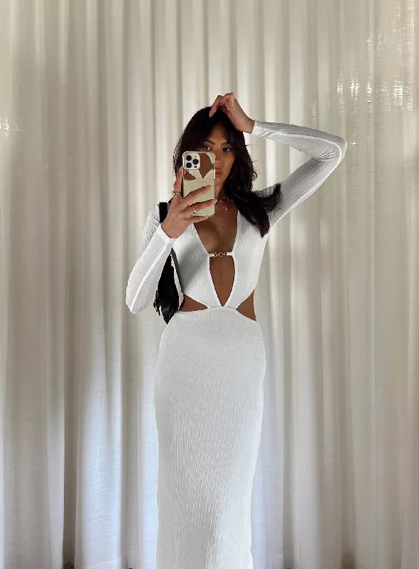 Everton Maxi Dress White Tunics Trousers formal