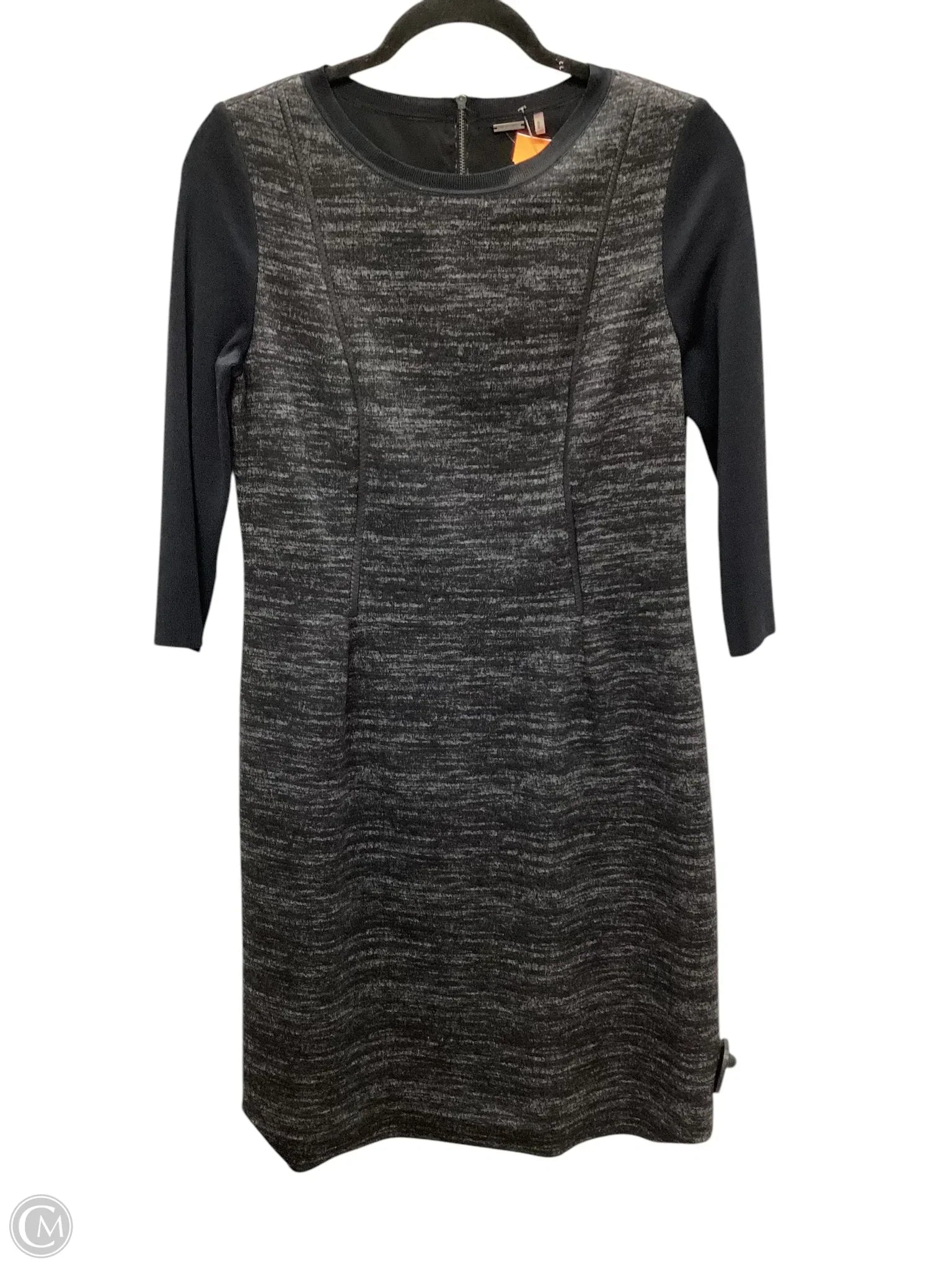 Dress Work By Elie Tahari In Black & Grey, Size: 6 Tunics Denim casual