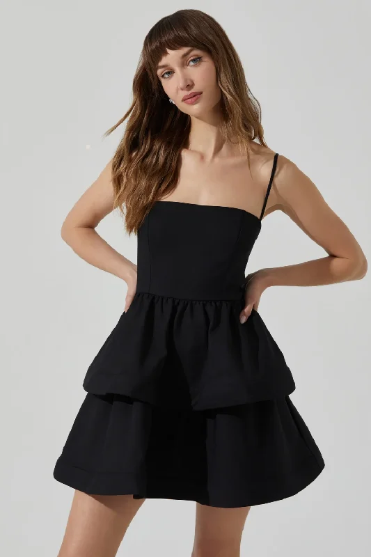 Leola Mini Dress Cozy Cowl Neck Mini Dress