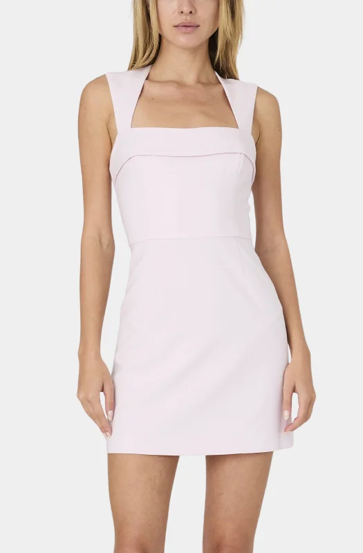 Whisper Collar Mini Dress Stylish Summer Mini Dress