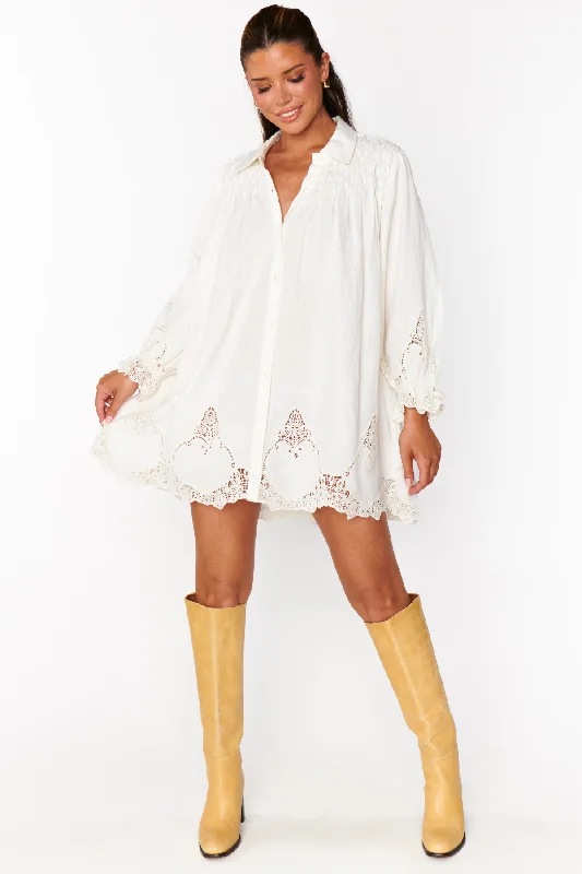 Leona Mini Dress Stylish Short Sleeve Mini Dress