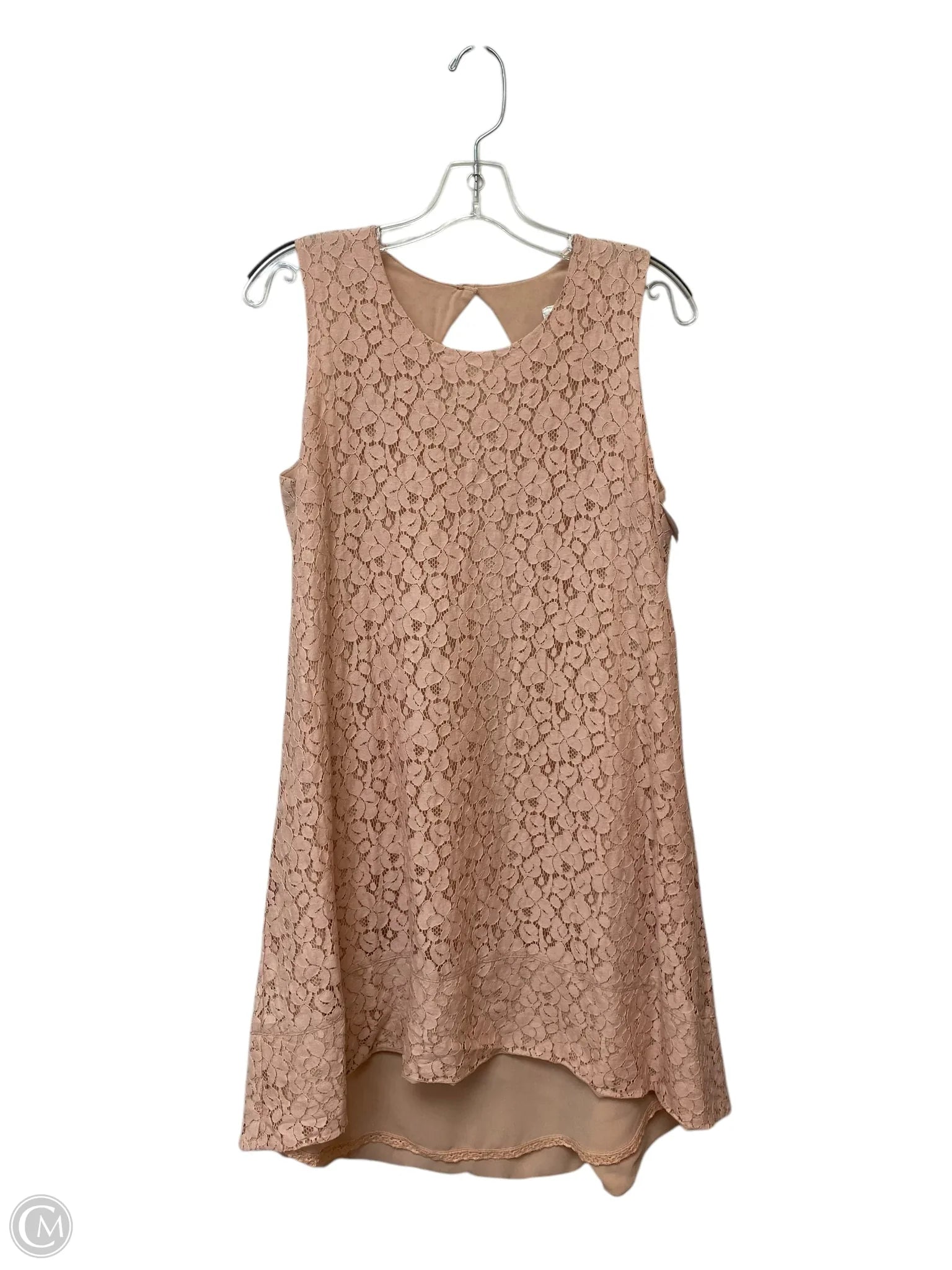 Dress Casual Midi By Uncle Frank In Pink, Size: S Tunics Trendy modern