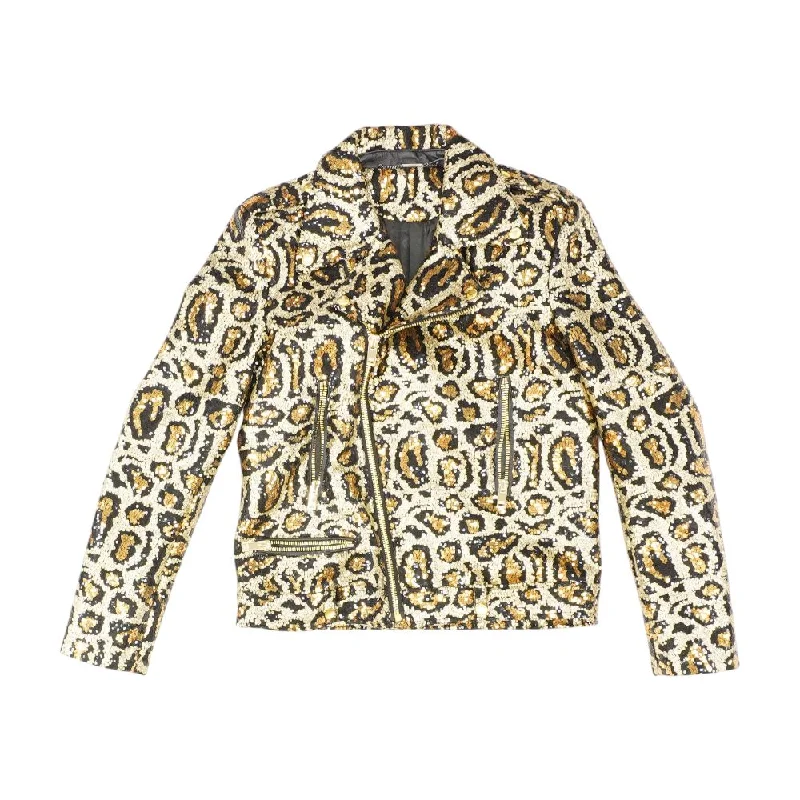 Multi Animal Print Coat A-Line Ball Gown Mermaid