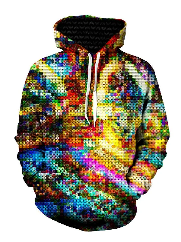 Blotted Pullover Hoodie Hoodie with Drawstring Waist Adjustable Fitted