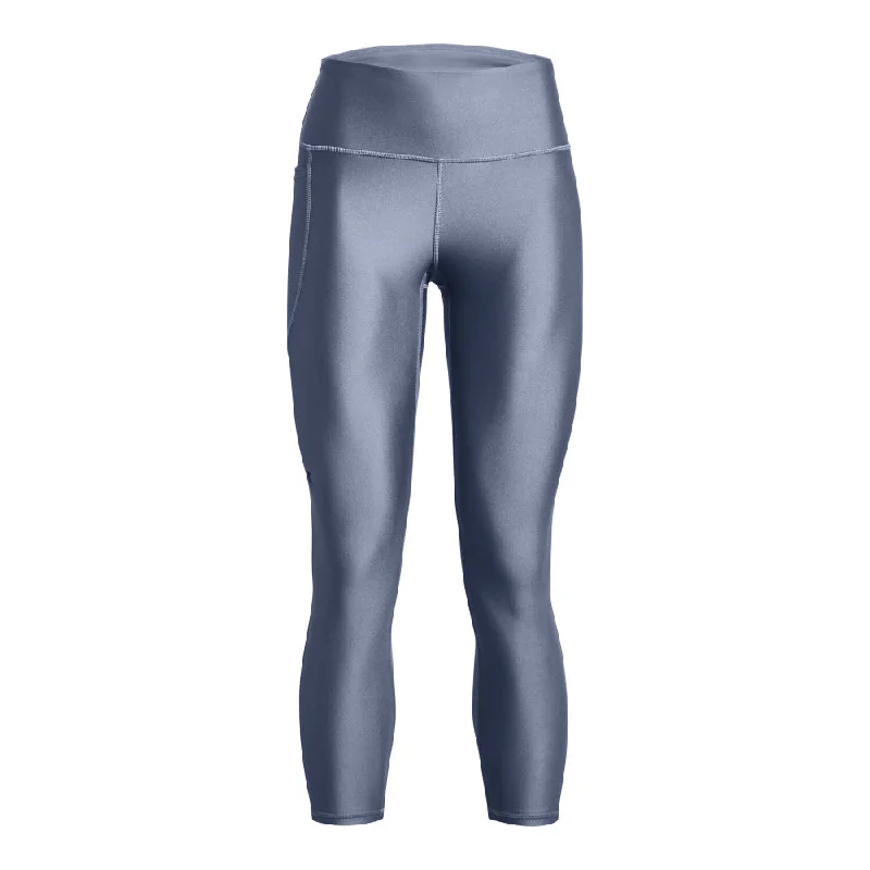 Under Armour HeatGear Armour Hi-Rise Ankle Leggings - Womens - Aurora Purple/Tempered Steel Comfortable Yoga Tights Leggings Under Armour HeatGear Armour Hi-Rise Ankle Leggings - Womens - Aurora Purple/Tempered Steel Comfortable Yoga Tights Leggings